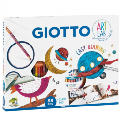Giotto easy drawing kreatywny zestaw zawierający 68 elementów - sklep