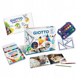 Giotto easy painting kreatywny zestaw 82 elementy - sklep plastyczny -