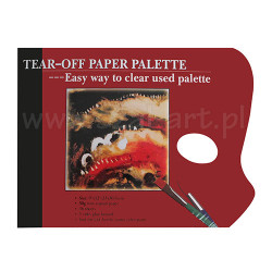 Rectangular paper palette 23x30.5cm 50g 36 sheets