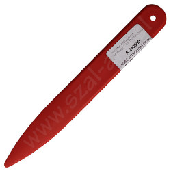 Kość introligatorska plastikowa twarda czerwona 165mm - sklep plastycz