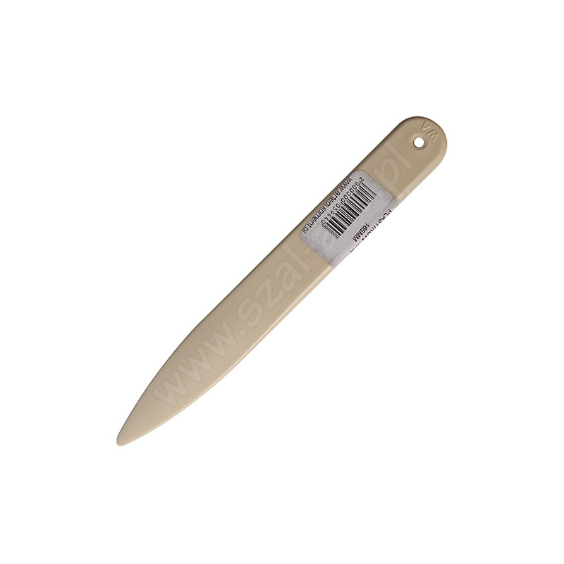 Kość introligatorska plastikowa miękka 165mm - sklep plastyczny - szał