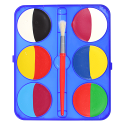 Toy color mix double watercolors educational set