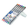 Staedtler pigment liner set 6 fineliner 0.3mm - szal art - sklep plast