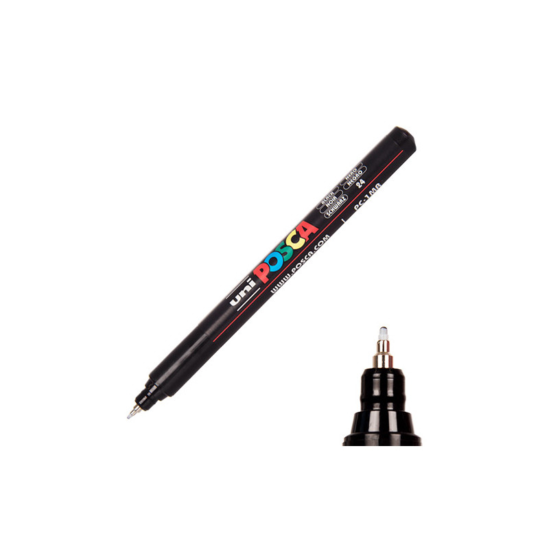 Posca Uni 0.7mm pisak z farbą plakatową - sklep plastyczny - szał dla