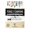 Clairefontaine painting canvas in a block of 210g 10 sheets