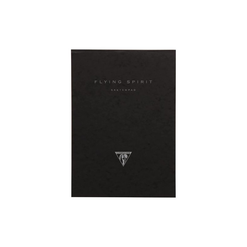 Sketchbook Clairefontaine flying spirit black 90g