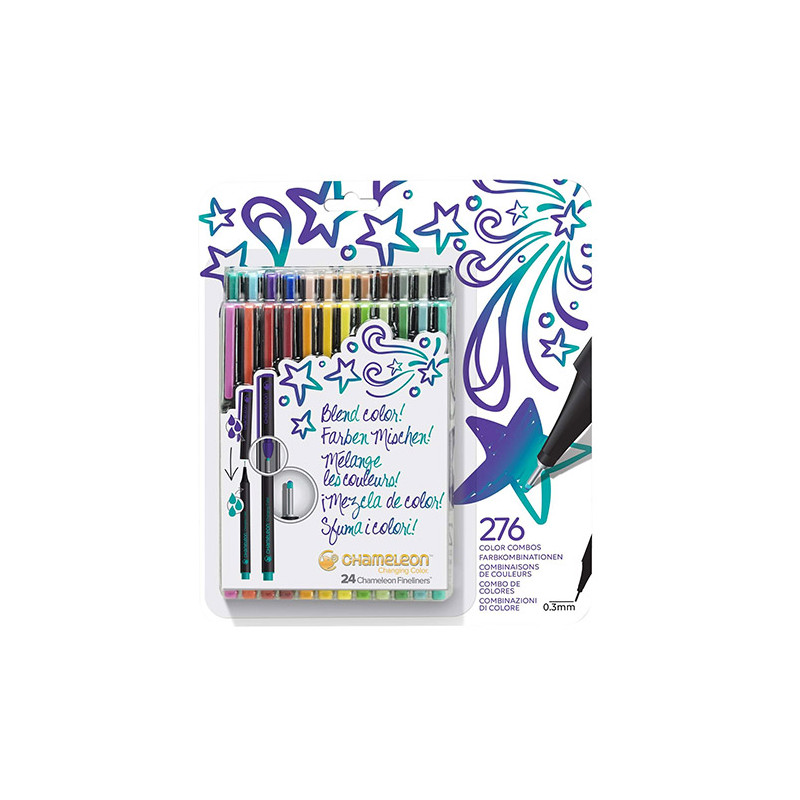 Chameleon bold set of 24 tonal fineliners - szał art - sklep plastyczn