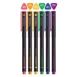 Chameleon fineliner primary zestaw 6 tonalnych cienkopisów - sklep pla