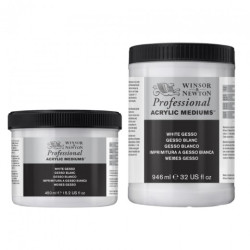 Winsor&Newton gesso white grunt malarski biały - sklep plastyczny - sz