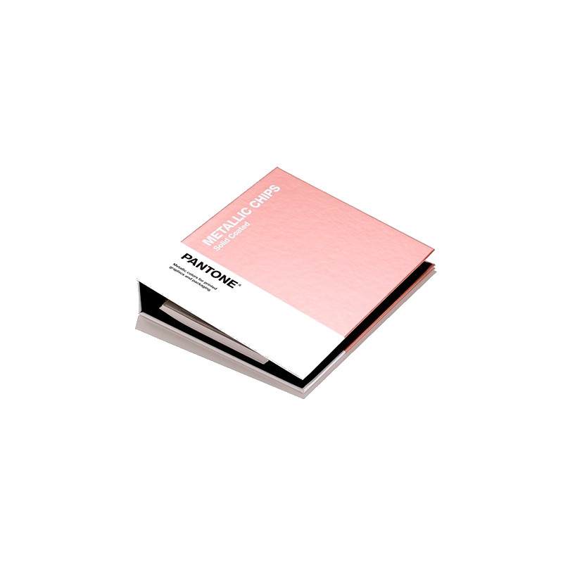 Pantone metallic chips color samples