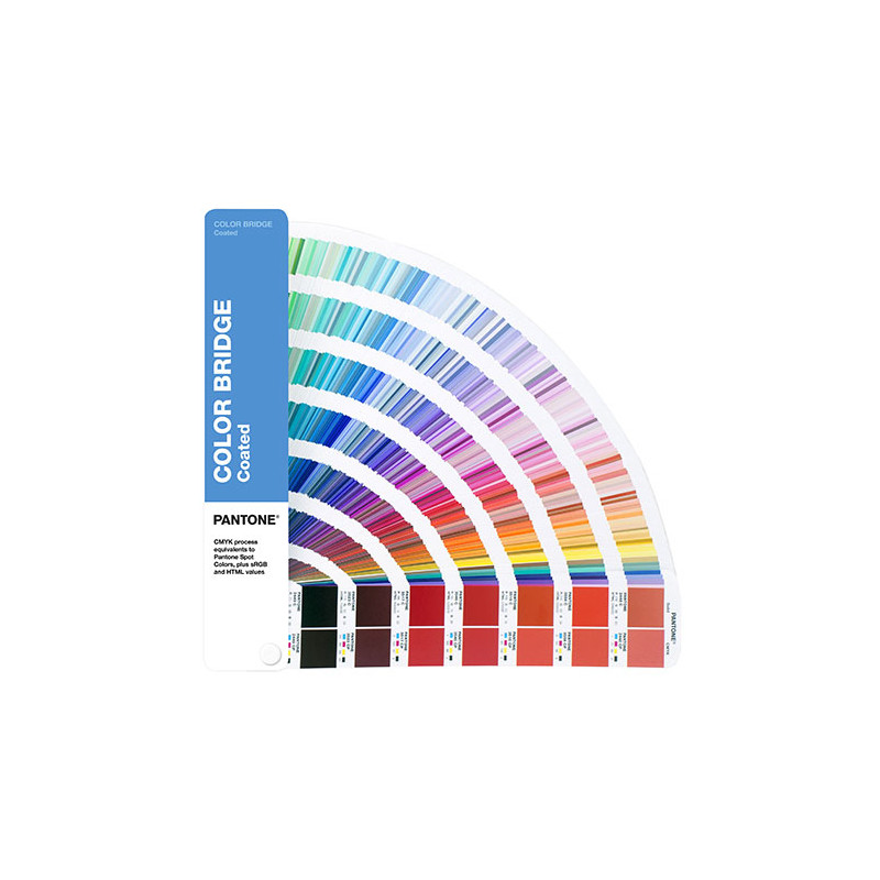 Pantone color bridge coated color chart