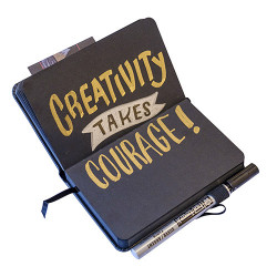 Sakura sketch book note 140g 80ark black paper