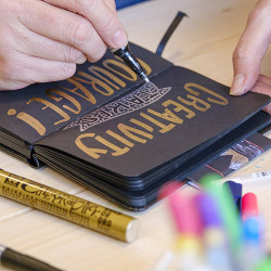 Sakura sketch book note 140g 80ark black paper