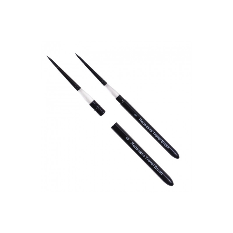 Renesans brushes made of natural and synthetic bristles Travel series