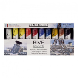 Sennelier rive gauche zestaw farb olejnych 10x21ml - sklep plastyczny