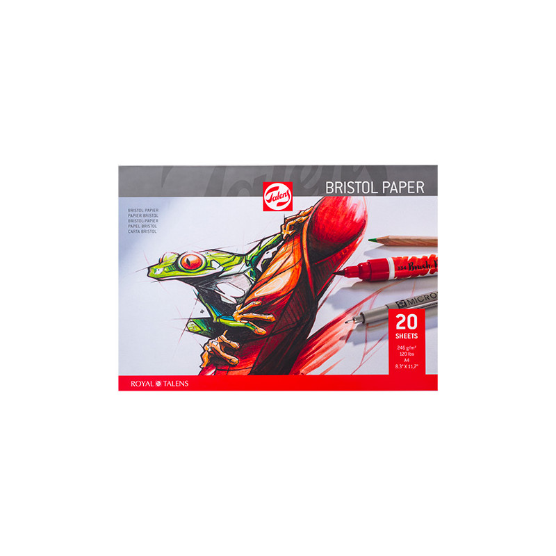 Block Talens Bristol Paper 246g 20ark