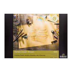 Block Rembrandt toned desert brown 180g 50ark