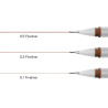 Winsor&Newton fineliner zestaw 3 cienkopisów - sepia - sklep plastyczn