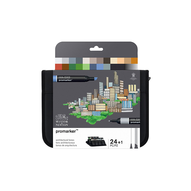 Winsor&Newton promarker architectural set of 24 colors