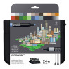 Winsor&Newton promarker architectural zestaw 24 kolorów - sklep plasty