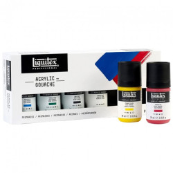 Liquitex acrylic gouache primaries 6x59ml zestaw gwaszy akrylowych - s