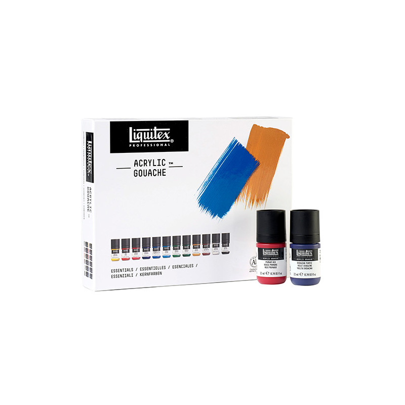 Liquitex acrylic gouache essentials 12x22ml acrylic gouache set