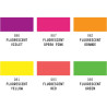 Liquitex acrylic gouache fluorescents 6x59ml acrylic gouache set