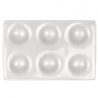Renesans rectangular porcelain palette 5.5x8.5cm