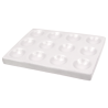 Renesans rectangular porcelain palette 9x12cm