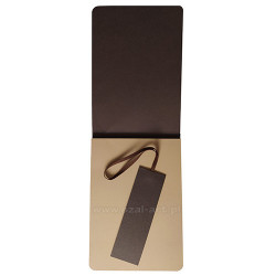 Blok SM-LT z brązową okładką i gumką 14,8x21cm 80g 70ark - sklep plast