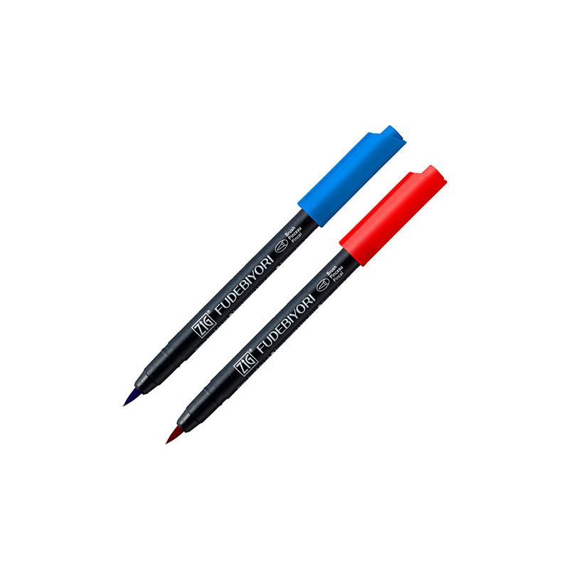Kuretake zig fudebiyori brush pen pisaki pędzelkowe - sklep plastyczny