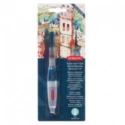 Derwent waterbrush push button medium tip 3mm pusty - sklep plastyczny