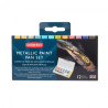 Derwent metallic paint pen zestaw 12 akwareli w kostce - sklep plastyc