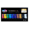 Zieler premium acrylic zestaw farb akrylowych 10x38ml - sklep plastycz