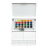 Zieler premium watercolor zestaw 24 akwareli półkostek - sklep plastyc