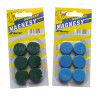Komplet magnesów o średnicy 25mm 6 sztuk - sklep plastyczny - szał dla