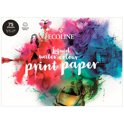 Blok Talens ecoline print paper A4 150g 75ark - sklep plastyczny - sza