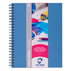 Szkicownik Van Gogh journal mixed media spirala 160g 50ark - sklep pla