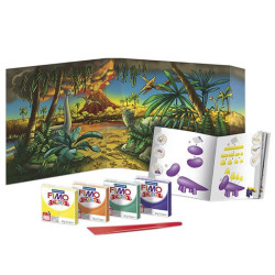 Fimo kids dino form&play zestaw modelin 4x42g - sklep plastyczny - sza