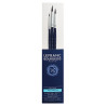 L&B set of 3 round natural short handle brushes 2,6,10