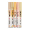 Talens ecoline beige pink zestaw 5 pisaków - sklep plastyczny - szał d