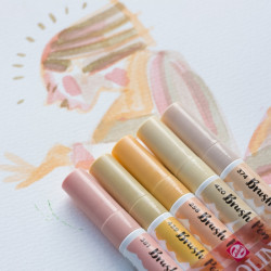 Talens ecoline beige pink set of 5 pens