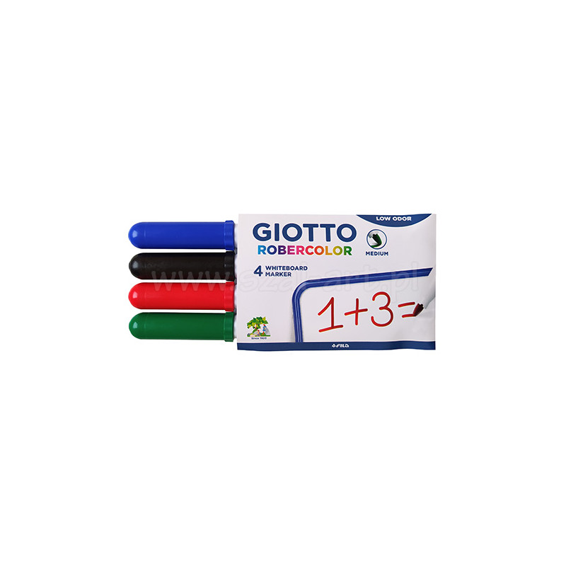 Giotto robercolor medium set of 4 dry-erase markers