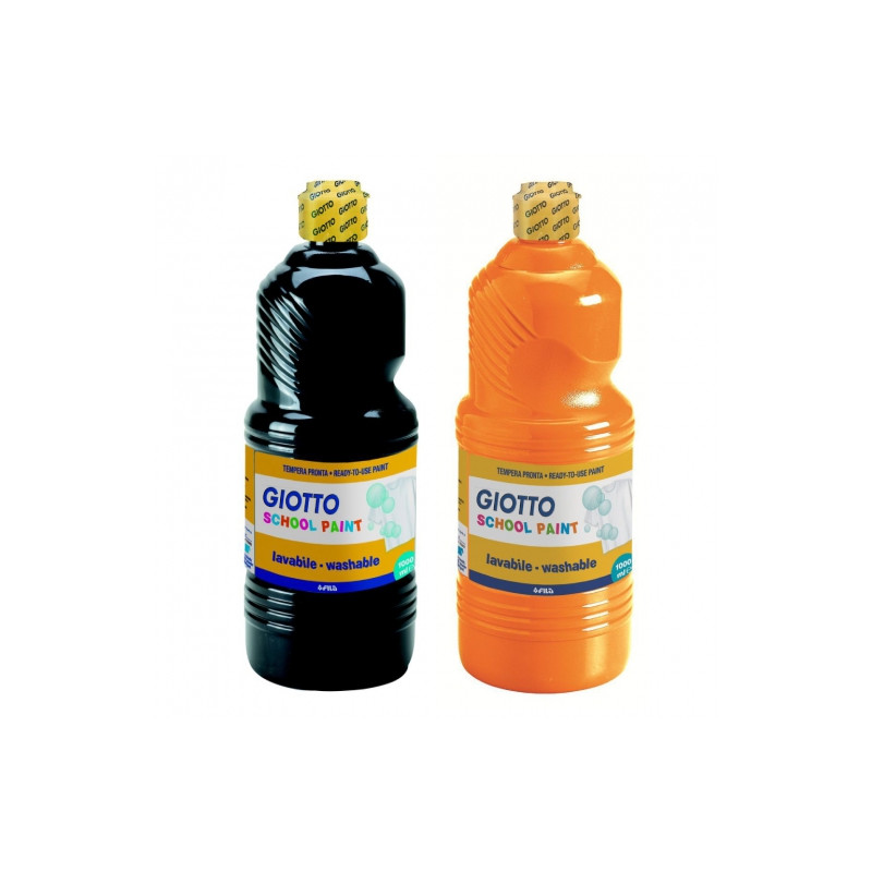 Giotto school paint farby szkolne 1000ml - sklep plastyczny - szał dla