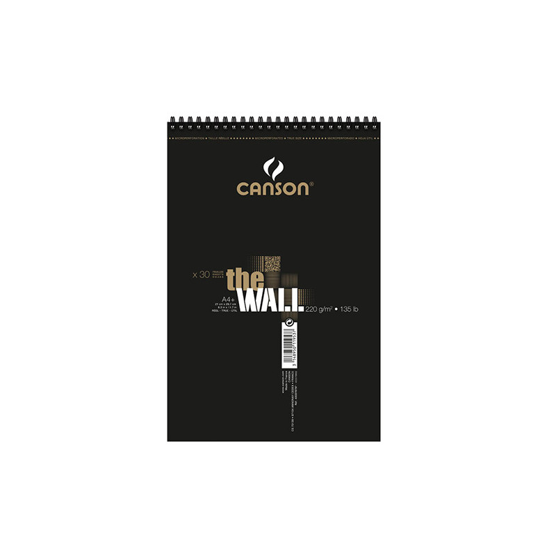Blok Canson the wall na spirali 220g 30 arkuszy - sklep plastyczny - s