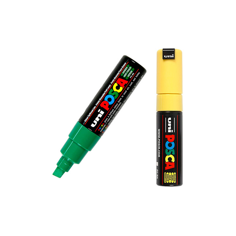 Posca Uni 8mm marker pen with poster paint