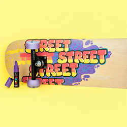 Posca Uni 8mm marker pen with poster paint