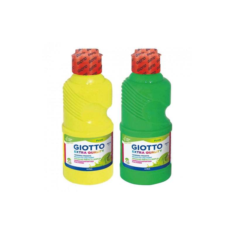 Giotto extra quality fluo tempera paints 250ml