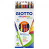 Giotto stilnovo bicolor zestaw 12 dwustronnych kredek rysunkowych - sk