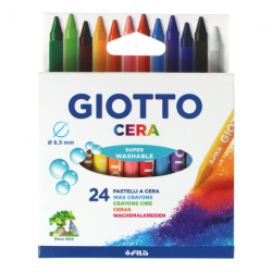 Giotto cera set of 24 wax crayons